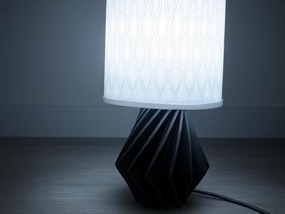 Modern 3D Printed Table Lamp / Lampa