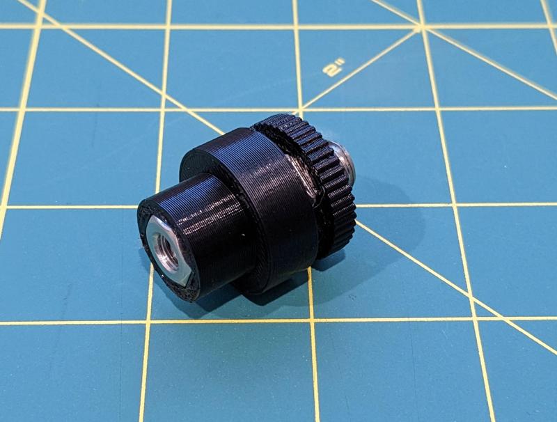 Camera & Microphone Adapter, 1/4 inch to 3/8 inch threaded adapter