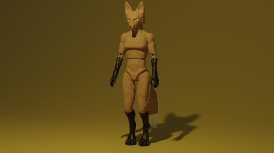 Furry fox BJD