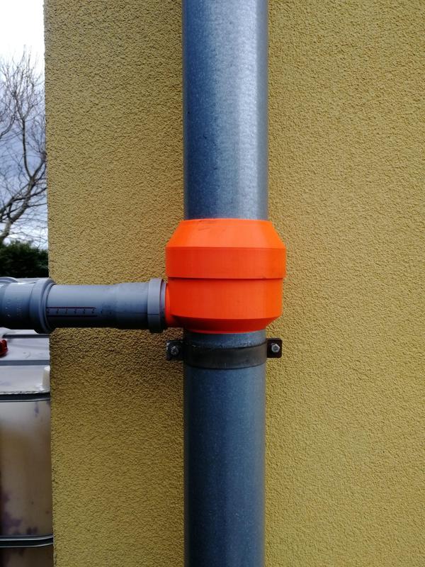 Gutter to IBC tank/okapová redukce pro IBC nádrž