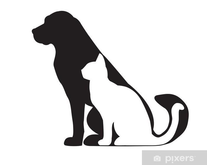 Cat and dog wall decor