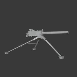 M2 browning 3D stl