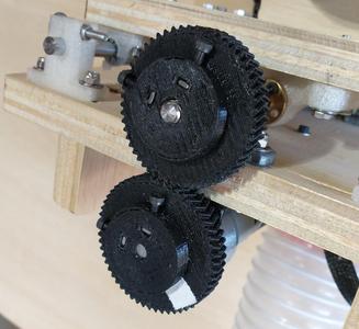 OpenSCAD Gear Library with herringbone set screws 