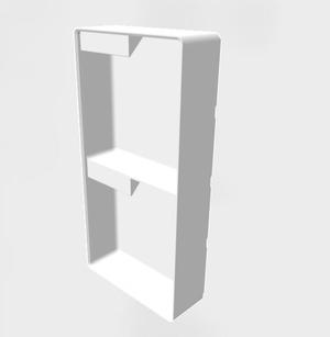 4x2x33mm vertical with label for SCA