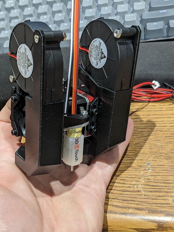 Ender-6 and BIQU H2 mod, with added fan support