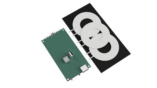3-Coil Qi Wireless Charger Motherboard