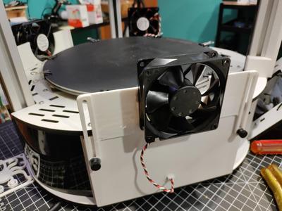 Rostock Max V2 Aux Side Fan Mount, Adjustable, Retractable
