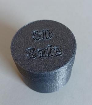 SD Card safe container