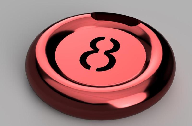 Keychain for keys with number