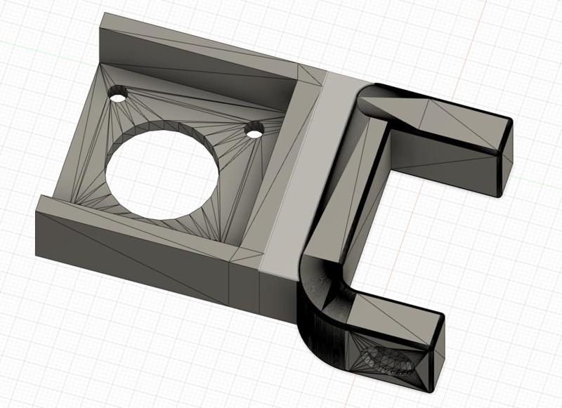 Nema 17 motor mount on a G-Clamp