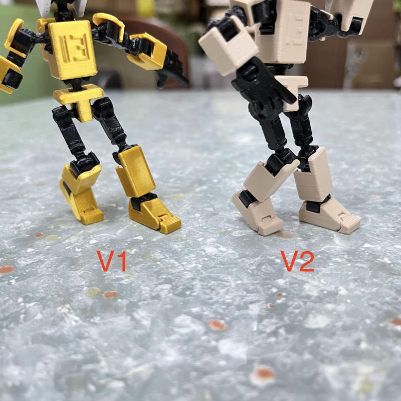 Posable feet for MINI 13 (print-in-place)