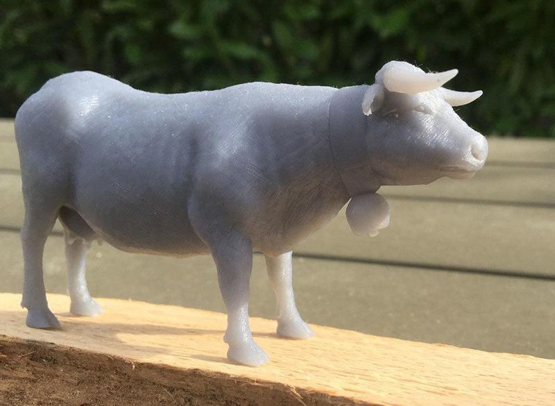 3d Hérens cow