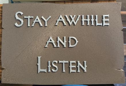 Diablo Deckard Cain Sign