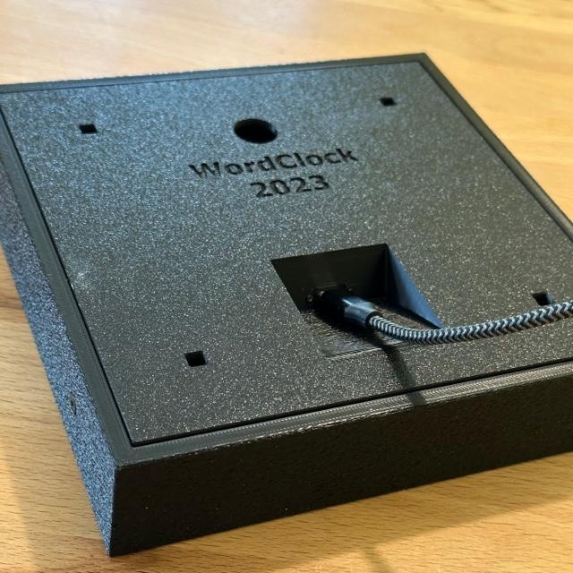 Wordclock Remix für Multicolor Druck