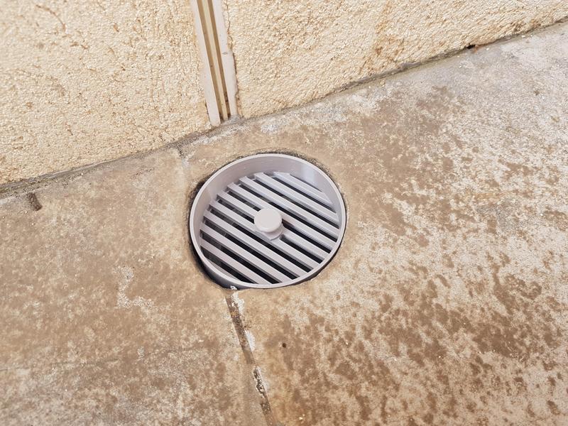 100mm diameter PVC outdoor drain covers