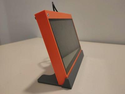 soporte para pantalla lcd 7" tactil para raspberry pi / zero