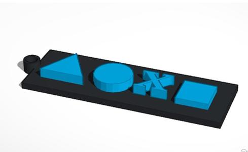 Playstation key chain