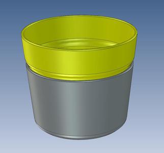 Flower pot with a stand
