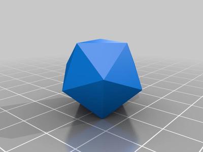 Standard Scale Polyhedral Dice Blanks