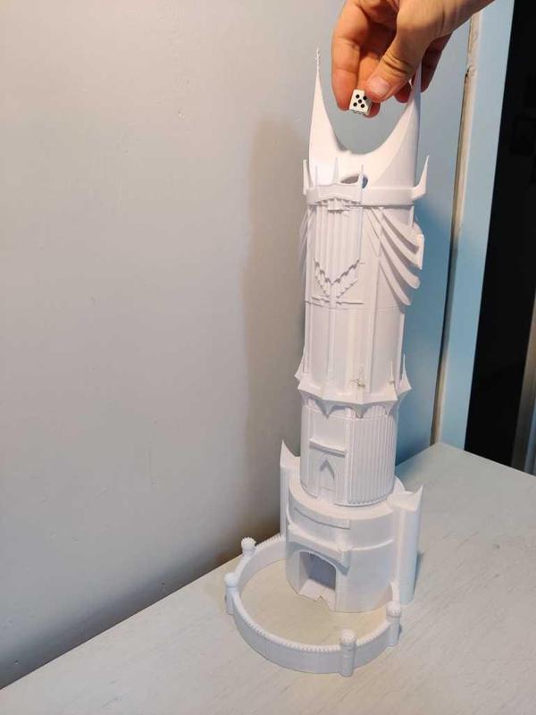 Barad-dûr (Sauron's tower) connectable dice tower