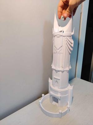 Barad-dûr (Sauron's tower) connectable dice tower
