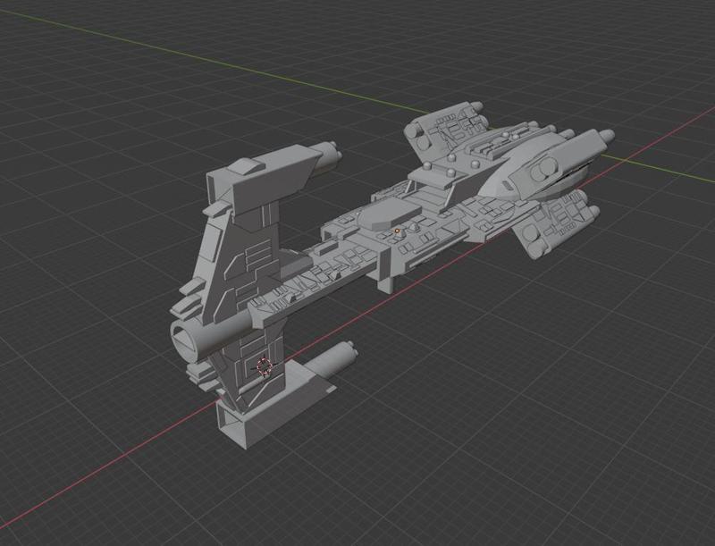 Unknown Concept Art Frigate 1