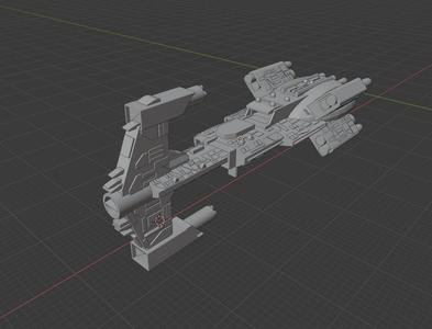 Unknown Concept Art Frigate 1