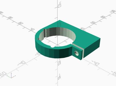 Customizable Pole/Pipe Mounting Clamp