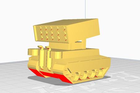 Tiny tank missile launcher