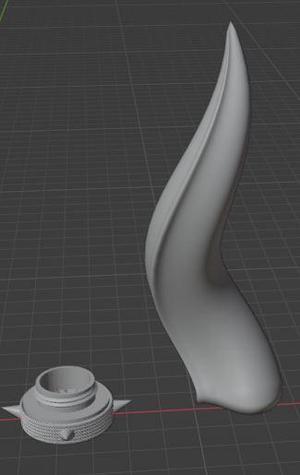 Smooth Dragon Horn Dice Container