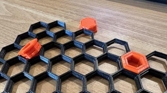 Honeycomb hook insert double tape