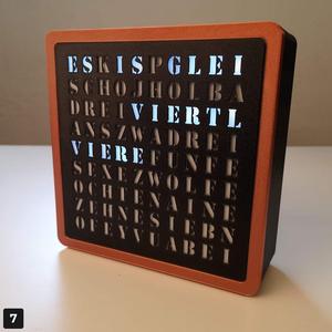 Steirische Wort Uhr (Styrian Dialect Word Clock)