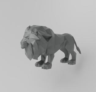 Alliance Lion LowPoly