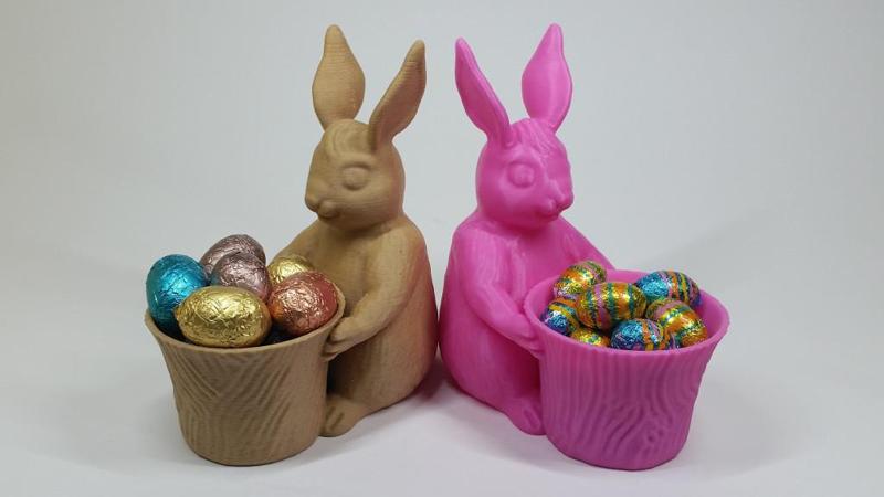 Easter Bunny Toy/Pot/Planter