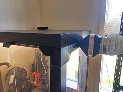 Ikea Lack Enclosure Simple Vent System