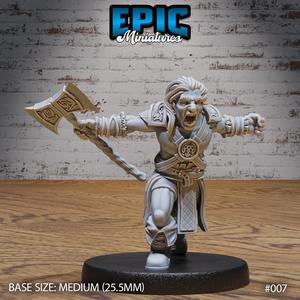Tavern NPC Barbarian / Human Warrior / Male Villager / Humanoid Character / Settler / Brave Fighter / Village Guard/ Mysterious Colonist