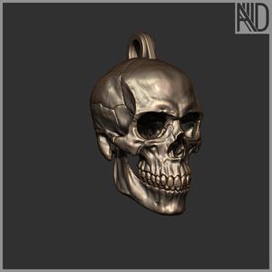 Keychain, skull