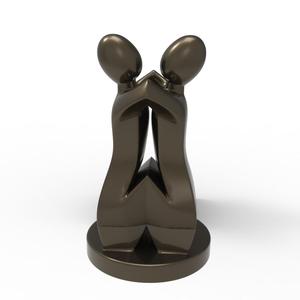 2 people holding hands bust