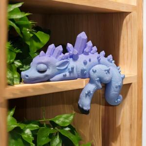 Sleeping Dragon On A Shelf Crystal V7