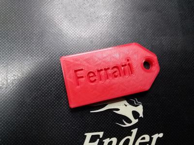 Key Tag Ferrari