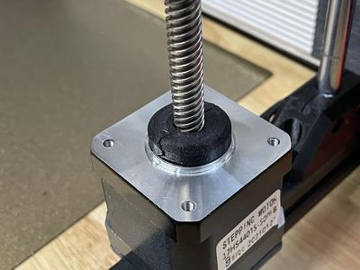 Dust caps for stepper motors