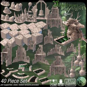 Disease Ruins Terrain Set