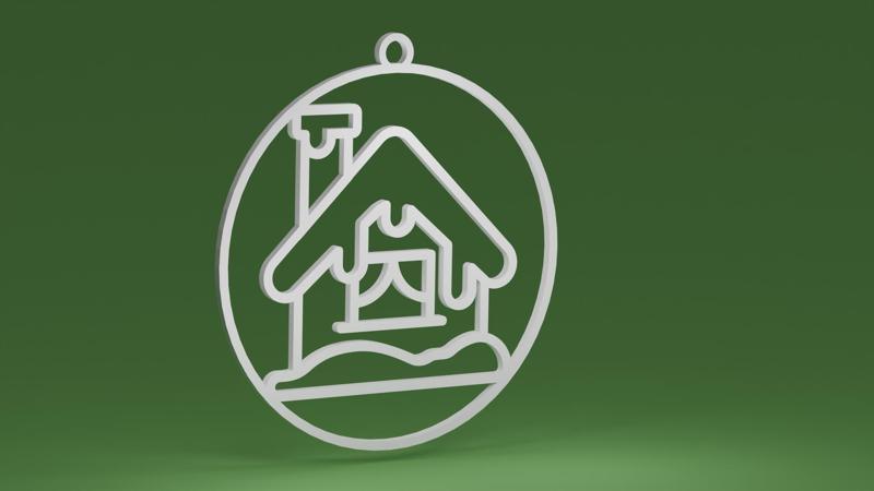 Cabin (Christmas tree ornament)