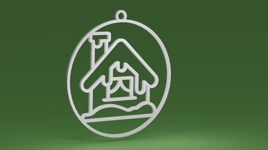 Cabin (Christmas tree ornament)