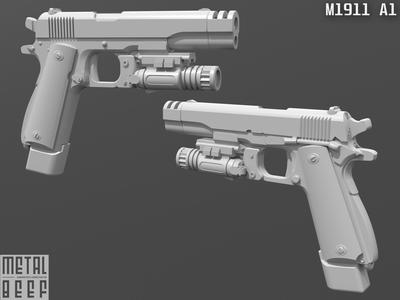 M1911 A1 for 6 inch action figures