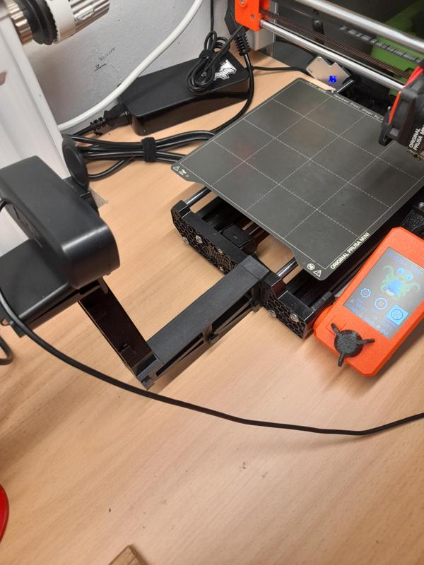 Webcam-Arm für den Prusa Mini zum an-clippen