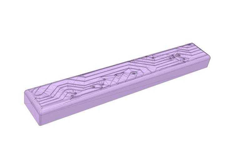 spacebar keycap with PCB