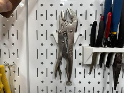 Vise Grip / plier pegboard holder