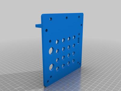 2040 extrusion mounted case for BTT SKR boards with 120mm fan