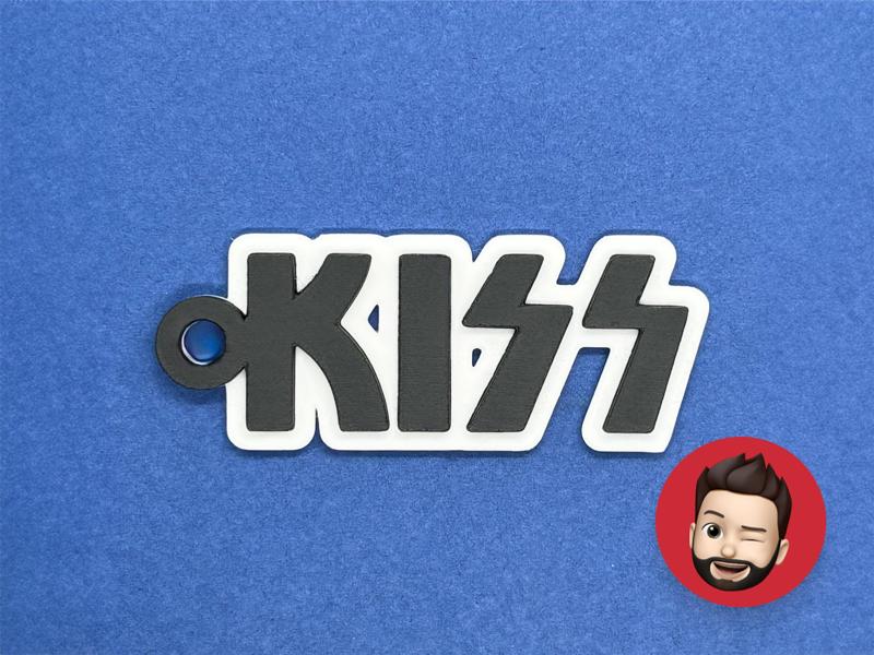Bands Kiss keychain